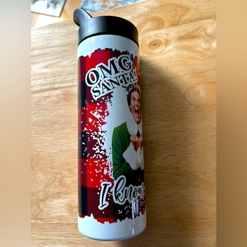 “OMG Santa, I Know Him” 20 oz Sublimation Tumbler